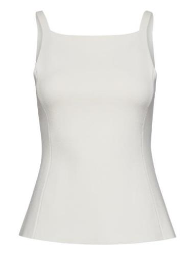 St Nk Top.compact Cr Tops T-shirts & Tops Sleeveless White Theory
