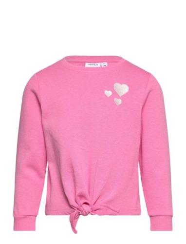 Nmflucca Sweat Bru Tops Sweat-shirts & Hoodies Sweat-shirts Pink Name ...