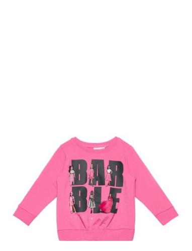Nmfalma Barbie Sweat Bru Box Sky Tops Sweat-shirts & Hoodies Sweat-shi...