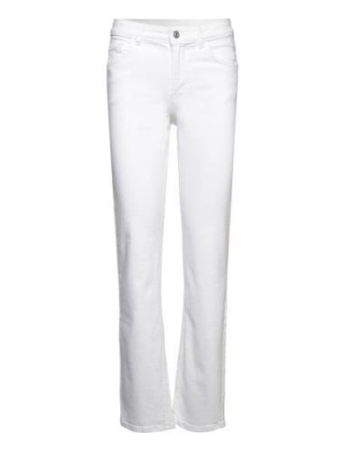Nayara Bottoms Jeans Straight-regular White Mango