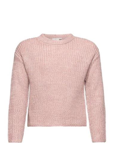 Tnfalula Knit Pullover Tops Knitwear Pullovers Pink The New