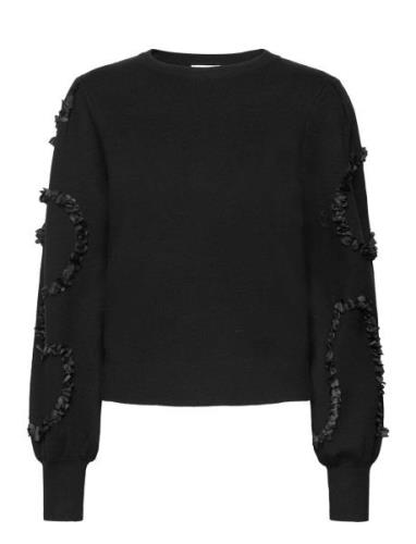 Objdidi L/S O-Neck Knit Pullover 129 Tops Knitwear Jumpers Black Objec...