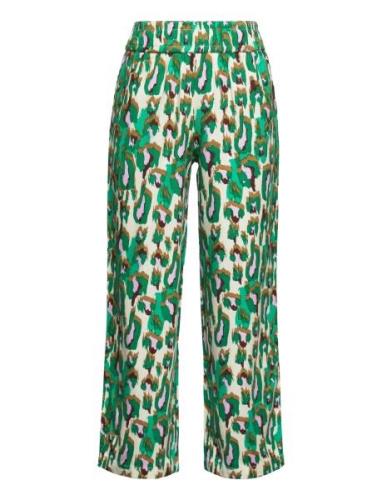 Tnhaven Wide Pants Bottoms Trousers Green The New