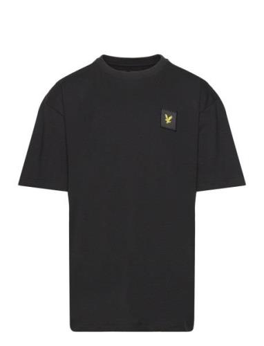 Over D Casuals Tee Tops T-shirts Short-sleeved Black Lyle & Scott Juni...