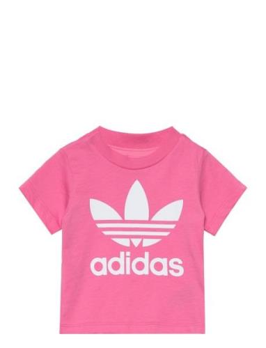 Trefoil Tee Sport T-shirts Short-sleeved Pink Adidas Originals
