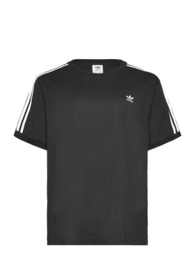 3 S Tee Sport T-shirts & Tops Short-sleeved Black Adidas Originals