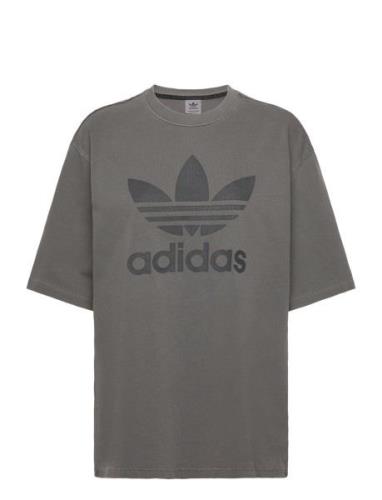 Washed Trf Tee Sport T-shirts & Tops Short-sleeved Black Adidas Origin...