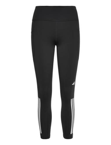 Adidas Dailyrun 3 Stripes 7/8 Leggings Sport Running-training Tights B...