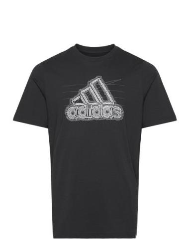 M Growth Bos T Sport T-shirts Short-sleeved Black Adidas Sportswear