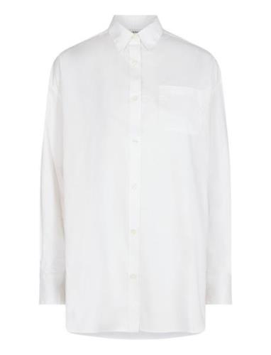 Bs Clarisse Regular Fit Shirt Tops Shirts Long-sleeved White Bruun & S...