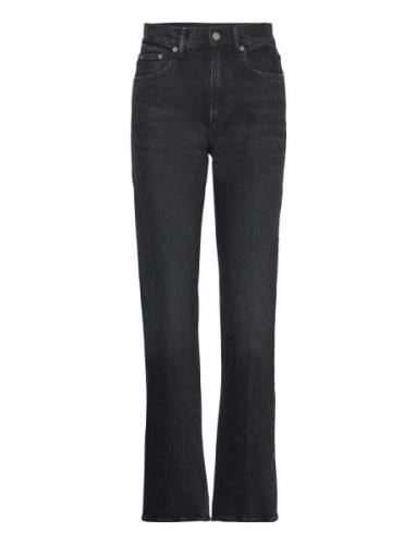 High-Rise Straight Fit Jean Bottoms Jeans Straight-regular Black Polo ...