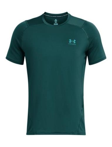 Ua Hg Armour Ftd Graphic Ss Sport T-shirts Short-sleeved Green Under A...