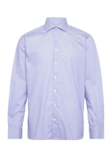 Bs Kane Modern Fit Shirt Tops Shirts Business Blue Bruun & Stengade