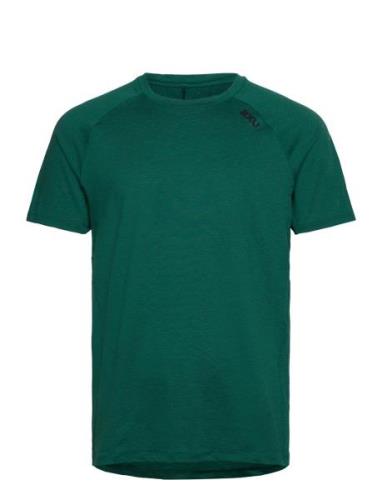 Motion Tee Sport T-shirts Short-sleeved Green 2XU