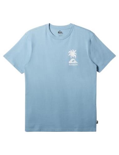 Tropical Breeze Mor Sport T-shirts Short-sleeved Blue Quiksilver