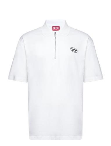 T-Vor-Od Polo Shirt Tops Polos Short-sleeved White Diesel