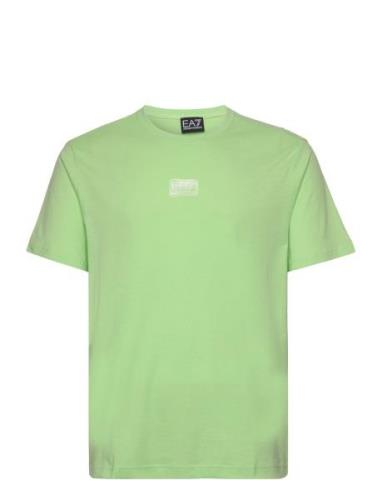 T-Shirt Tops T-shirts Short-sleeved Green EA7