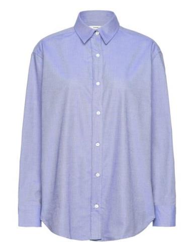 Lova Shirt 15041 Tops Shirts Long-sleeved Blue Samsøe Samsøe