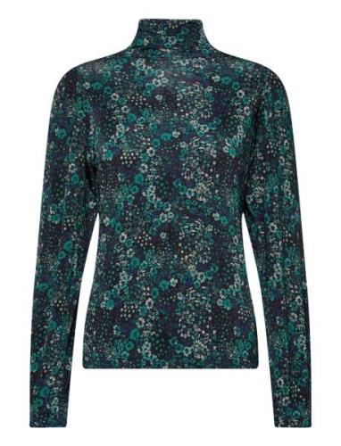 Billy Top Tops Blouses Long-sleeved Blue Fabienne Chapot