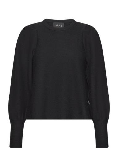 Pernilla Merino Sweater Tops Knitwear Jumpers Black Ella&il