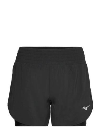 2In1 4.5 Short Sport Shorts Sport Shorts Black Mizuno