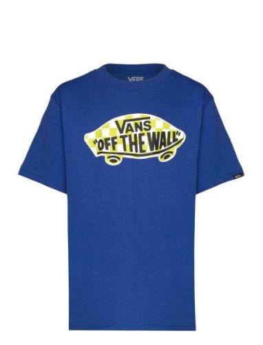 Style 76 Fill Boys Sport T-shirts Short-sleeved Blue VANS