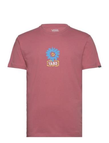 Dual Bloom Ss Tee Sport T-shirts Short-sleeved Burgundy VANS