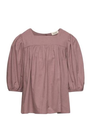 Nmfboa 3/4 Loose Shirt Lil Tops Shirts Long-sleeved Shirts Pink Lil'At...