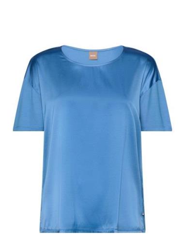 Esandy Tops T-shirts & Tops Short-sleeved Blue BOSS