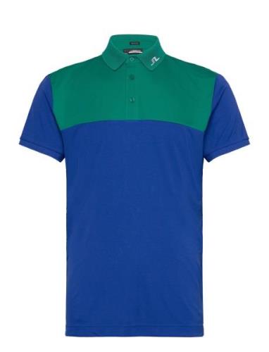 Jeff Reg Fit Polo Designers T-shirts Short-sleeved Blue J. Lindeberg