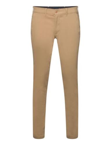 Anf Mens Pants Bottoms Trousers Chinos Beige Abercrombie & Fitch