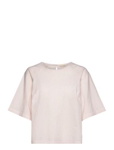 Esanne Raglan Blouse - Gots Tops T-shirts & Tops Short-sleeved Pink Es...