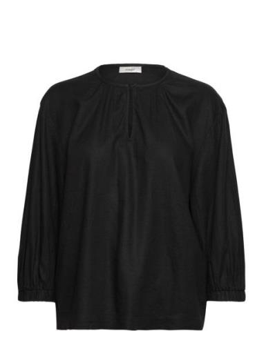Pattieiw Top Tops Blouses Long-sleeved Black InWear