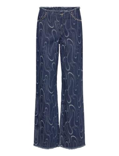 Teors Pant Bottoms Jeans Straight-regular Blue Résumé