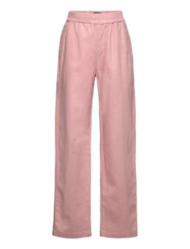 Nlfhill Linen Reg Pant Bottoms Trousers Pink LMTD