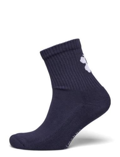 Puikea Unikko Lingerie Socks Regular Socks Navy Marimekko