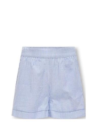 Kogsmilla Striped Shorts Wvn Bottoms Shorts Blue Kids Only