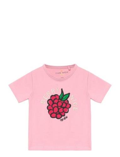 Tnsjoanna S_S Tee Tops T-shirts Short-sleeved Pink The New
