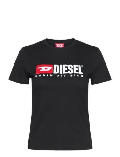 T-Sli-Div T-Shirt Tops T-shirts & Tops Short-sleeved Black Diesel