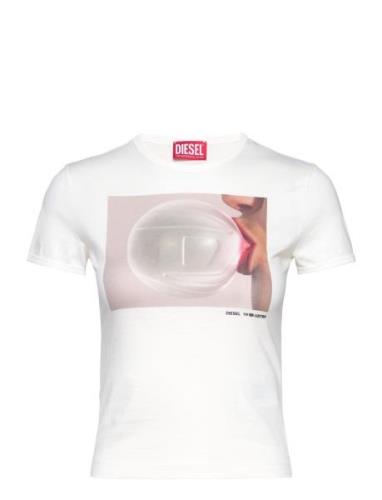 T-Uncutie-Long-N7 T-Shirt Tops T-shirts & Tops Short-sleeved White Die...