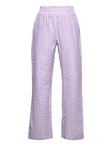 Tenna Striped Pant Bottoms Trousers Purple Grunt
