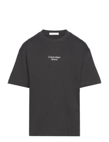 Serenity Back Print Rlxd T-Shirt Tops T-shirts Short-sleeved Black Cal...