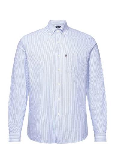 Casual Striped Oxford B.d Shirt Tops Shirts Casual Blue Lexington Clot...
