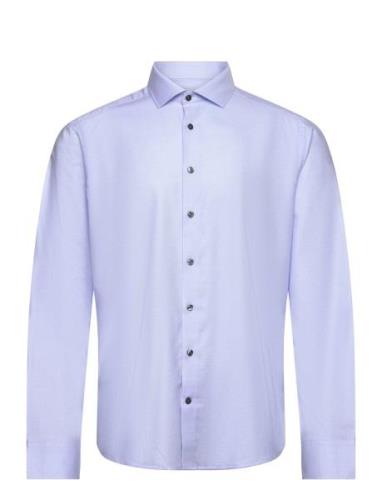 Bs Fitzgerald Slim Fit Shirt Tops Shirts Business Blue Bruun & Stengad...