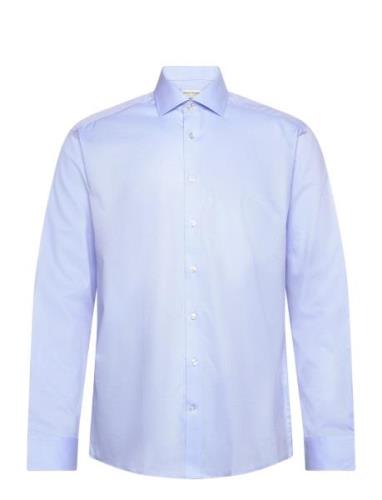 Bs Jackson Slim Fit Shirt Tops Shirts Business Blue Bruun & Stengade