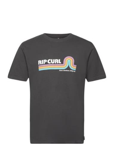 Surf Revival Mumma Tee Sport T-shirts Short-sleeved Black Rip Curl