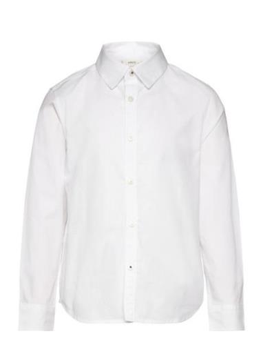 Regular-Fit Poplin Shirt Tops Shirts Long-sleeved Shirts White Mango