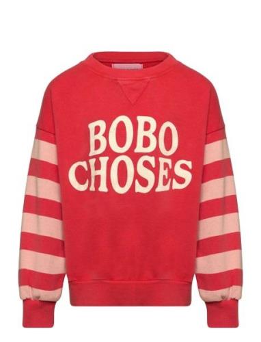 Bobo Choses Stripes Sweatshirt Tops Sweat-shirts & Hoodies Sweat-shirt...