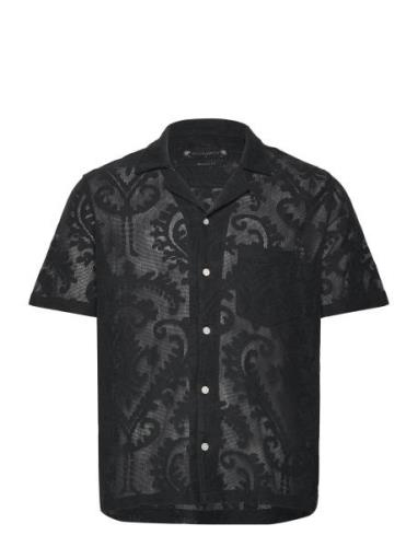 Cerrito Ss Shirt Tops Shirts Short-sleeved Black AllSaints