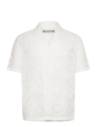 Vista Ss Shirt Tops Shirts Short-sleeved White AllSaints